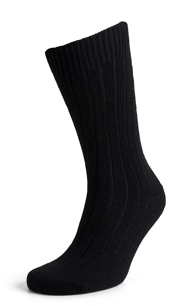 Men's Ribbed Cashmere Socks