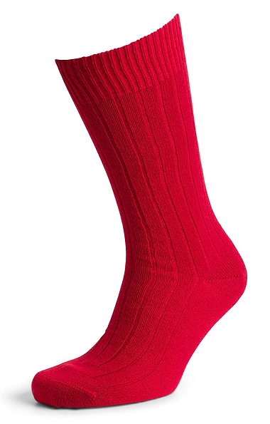 Men's Ribbed Cashmere Socks