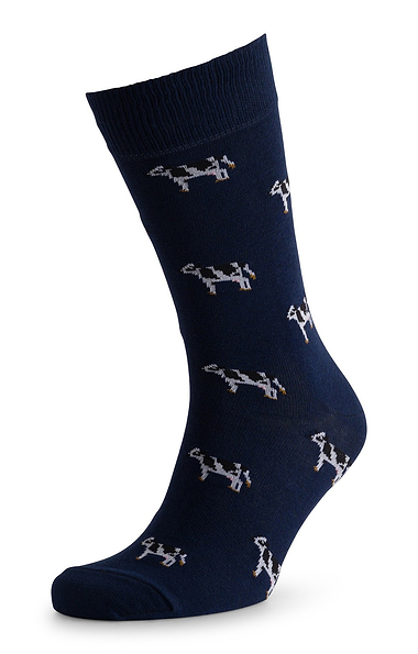 Men's Cow Print Sock