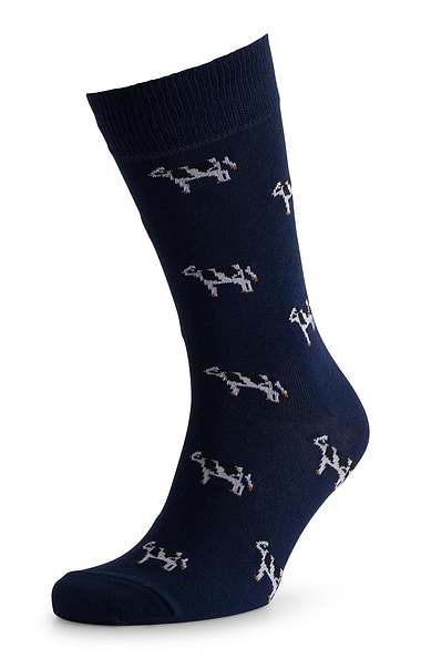 Men's Cow Print Sock