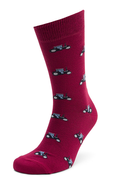Men's Tractor Print Socks