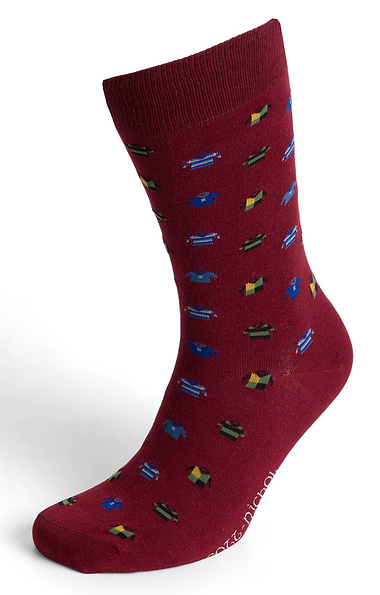 Men's Rugby Print Socks
