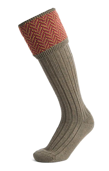 Men's Herringbone Top Socks