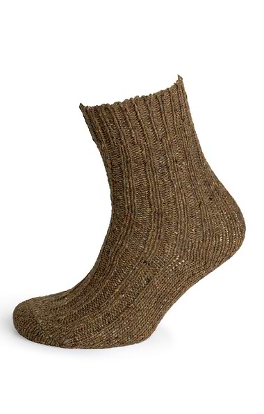 Plain Donegal Winter Socks