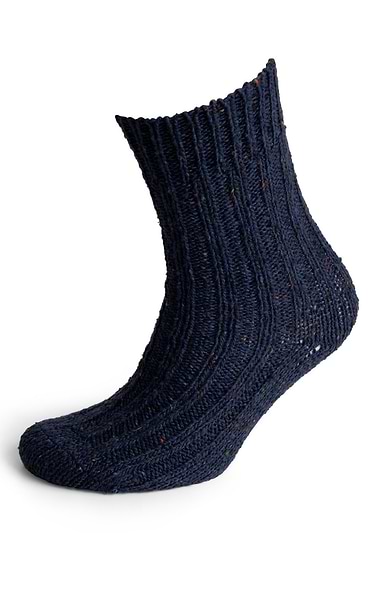 Plain Donegal Winter Socks