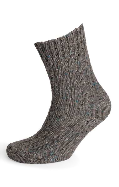 Plain Donegal Winter Socks