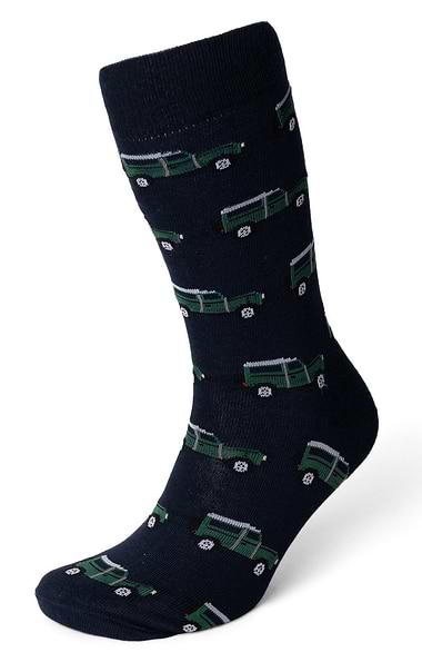 Men's House of Cheviot Cotton Rich Country Motif Socks