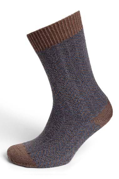 Men's House of Cheviot Merino Blend Herringbone Socks