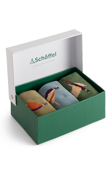 Men's Schoffel Bamboo Sock Box