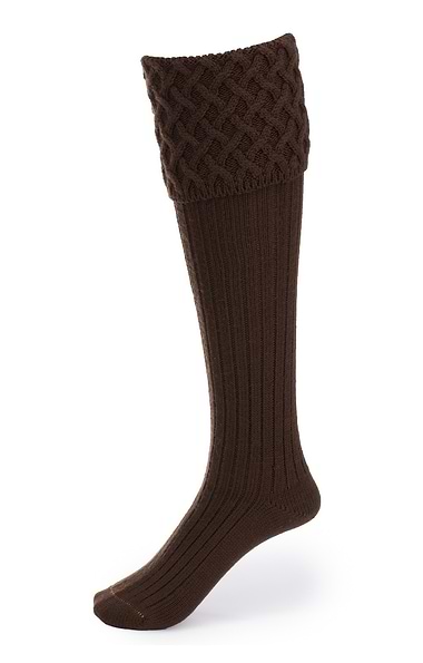 Ladies Merino Cable Socks