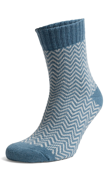 Ladies Hazy Herringbone Rib Socks