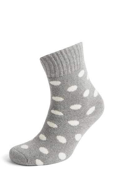 Ladies Splendid Spot Rib Socks