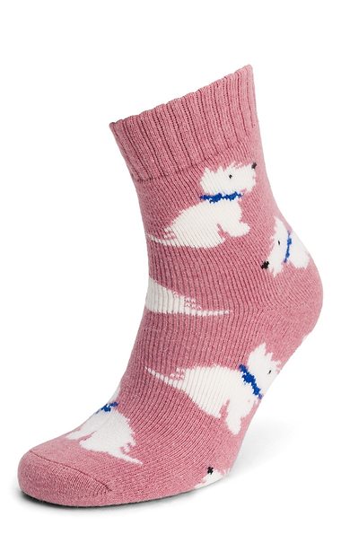 Ladies Westie Rib Socks