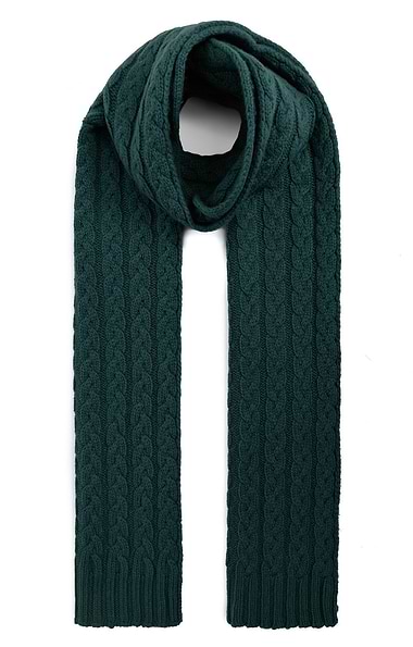 Ladies Cashmere Cable Scarf