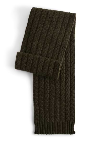 Ladies Cashmere Cable Scarf