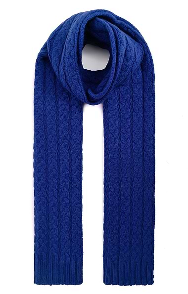 Ladies Cashmere Cable Scarf