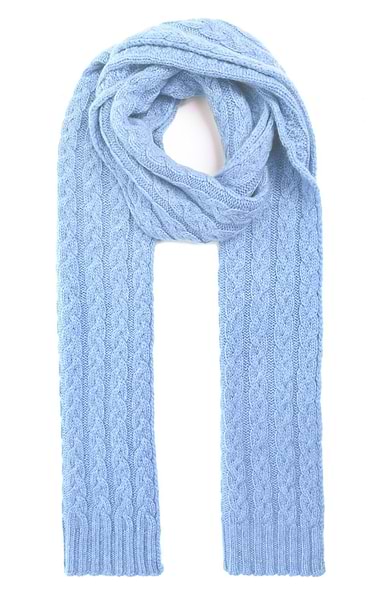 Ladies Cashmere Cable Scarf