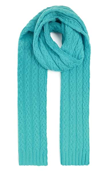 Ladies Cashmere Cable Scarf
