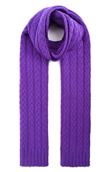 Ladies Cashmere Cable Scarf