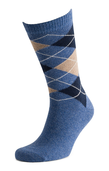 Men's Cashmere Argyle Socks