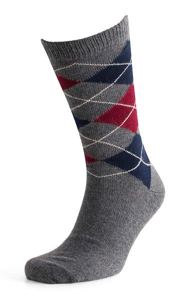 Men's Cashmere Argyle Socks