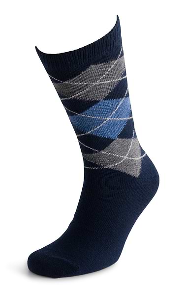 Men's Cashmere Argyle Socks