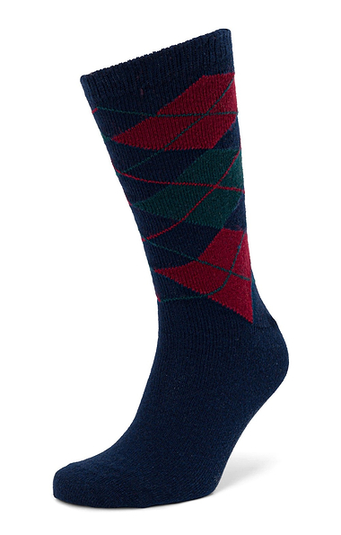 Men's Cashmere Argyle Socks