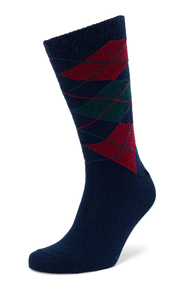 Men's Cashmere Argyle Socks