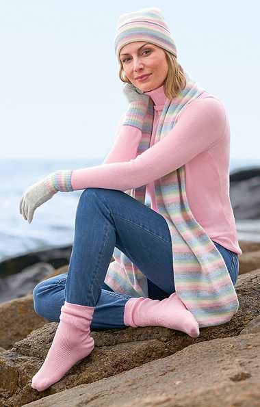 Ladies Cashmere Socks