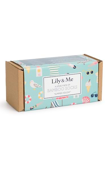 Ladies Lily and Me Multi Sock Gift Box