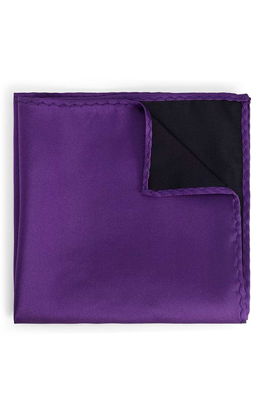 Men's Plain Woven Silk Hankie