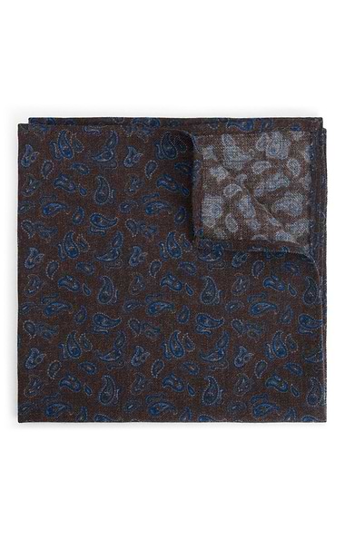 Small Paisley Wool Handkerchief