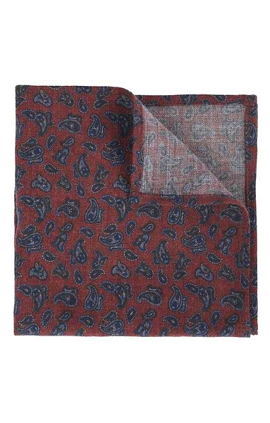 Small Paisley Wool Handkerchief