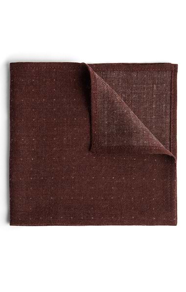 Men's Mini Dot Wool Handkerchief