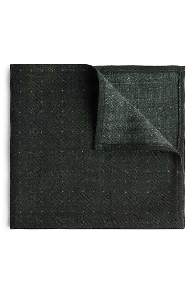 Men's Mini Dot Wool Handkerchief