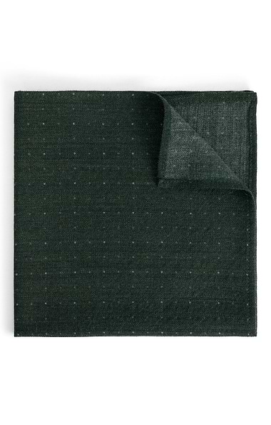 Men's Mini Dot Wool Handkerchief