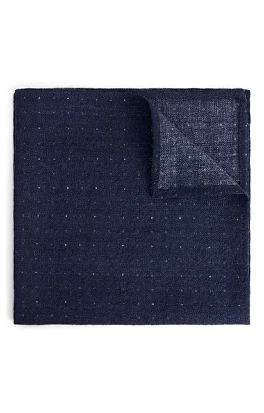 Men's Mini Dot Wool Handkerchief