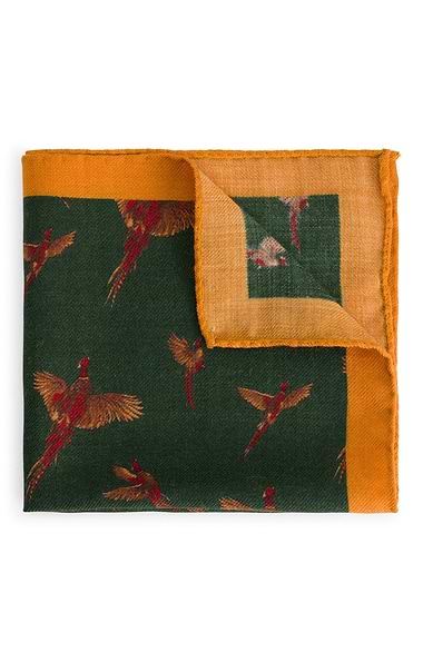 Men's Flying Pheasant Handkerchief