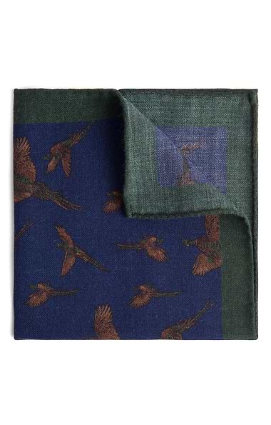 Men's Flying Pheasant Handkerchief