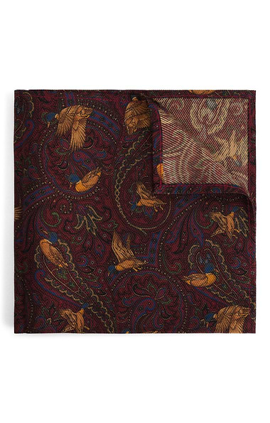 Printed Italian Silk Pocket Hankie