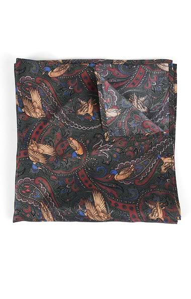 Printed Italian Silk Pocket Hankie
