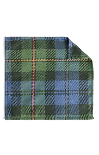 Men's Scottish Woven Tartan Pocket Handkerchief