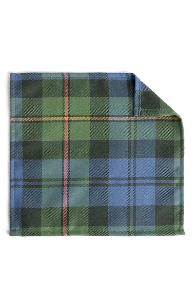 Men's Scottish Woven Tartan Pocket Handkerchief
