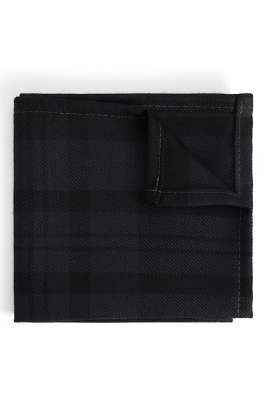 Men's Scottish Woven Tartan Pocket Handkerchief