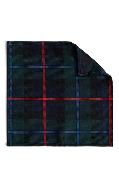 Men's Scottish Woven Tartan Pocket Handkerchief
