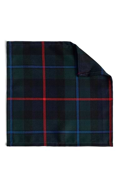 Men's Scottish Woven Tartan Pocket Handkerchief