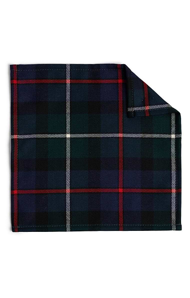 Men's Scottish Woven Tartan Pocket Handkerchief