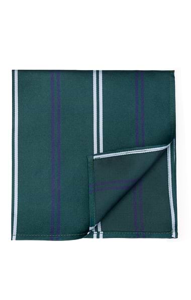 Men's Stripe Silk Twill Handkerchief