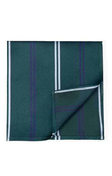 Men's Stripe Silk Twill Handkerchief