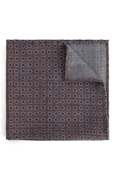 Men's Italian Printed Small Circle Hanky